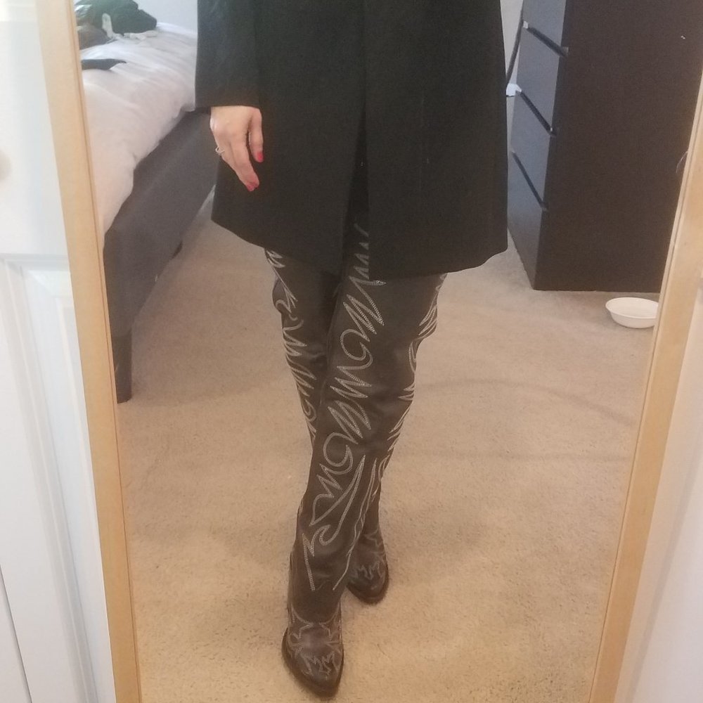 NIB Cowboy boots !!! All leather